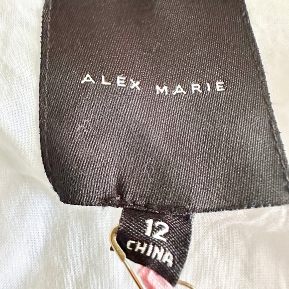 NWT Alex Marie Classic White Eyelet Dress - Picture 6 of 9